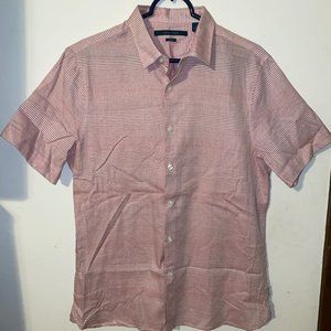 Perry Ellis Men's Short Sleeve Button Down Shirt